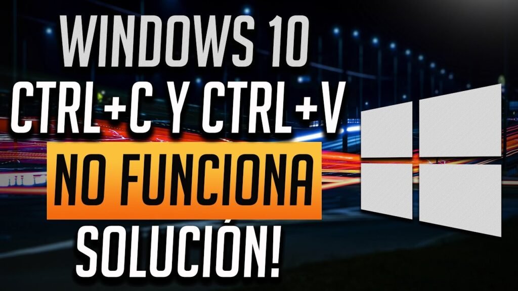 Cómo reparar los atajos Ctrl + C y Ctrl + V cuando no funcionan en Windows