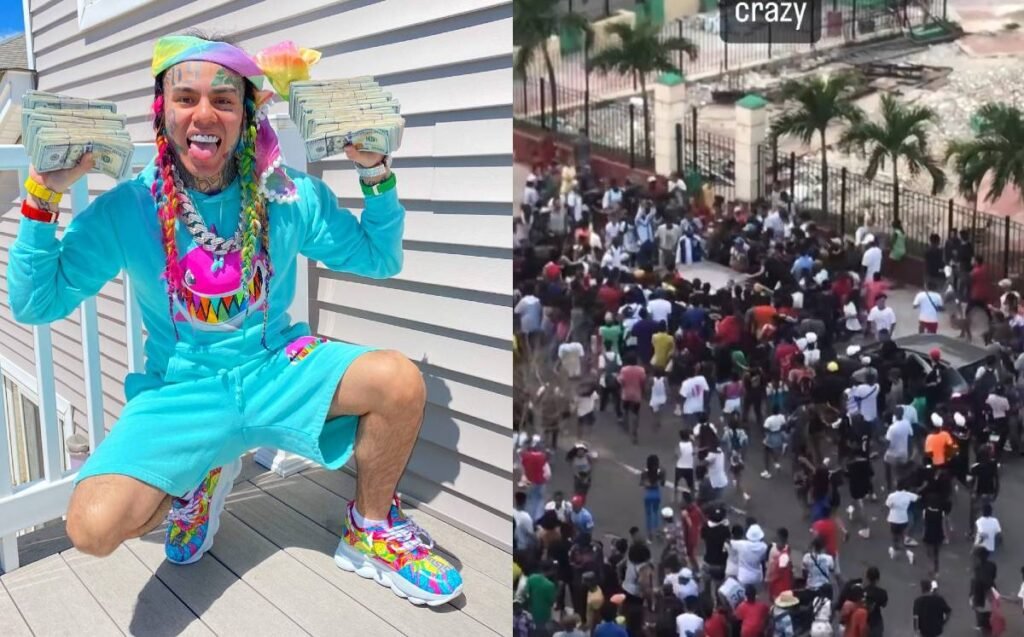 Tekashi regala dinero